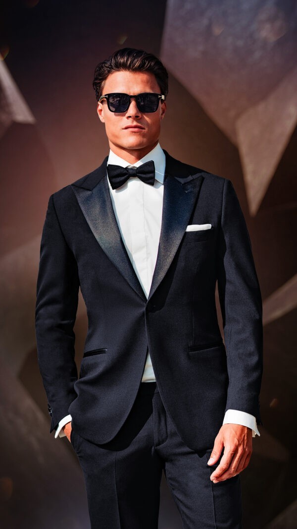 Bräutigam ROKA Roka Schwarze Smoking